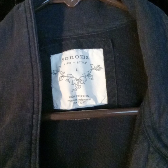 Sonoma Life + Style Black zipper jacket Unisexy - Picture 2 of 3